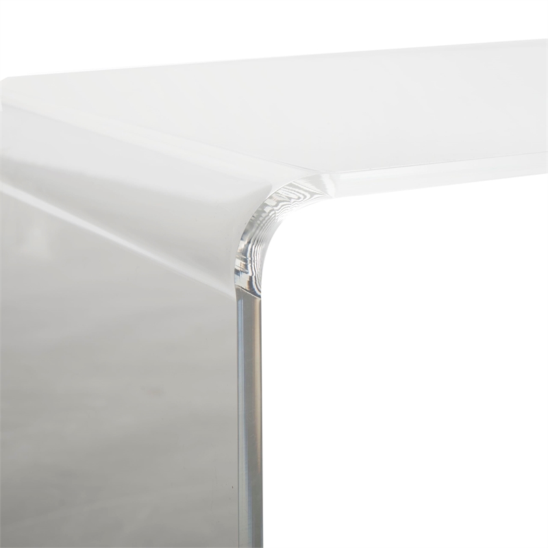 Safavieh Atka Clear Plastic Coffee Table