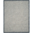 Safavieh Abstract 8' x 10' Hand Tufted Wool Rug in Navy and Ivory