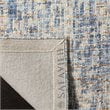 Safavieh Abstract 8' x 10' Hand Tufted Wool Rug in Dark Blue and Rust