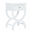 Safavieh Maxine Wood Accent Table with Storage Drawer in Off White