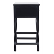 Safavieh Maxine Pine Wood Accent Table With Storage Drawer in Black