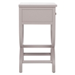 Safavieh Maxine Pine Wood Accent Table With Storage Drawer in Gray Mauve