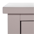 Safavieh Maxine Pine Wood Accent Table With Storage Drawer in Gray Mauve