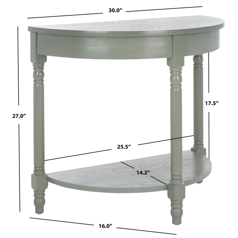 Safavieh Randell Wood Console Table in Ash