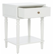 Safavieh Siobhan Wooden Accent Table with Storage Drawer in White