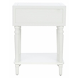 Safavieh Siobhan Wooden Accent Table with Storage Drawer in White