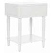 Safavieh Siobhan Wooden Accent Table with Storage Drawer in White
