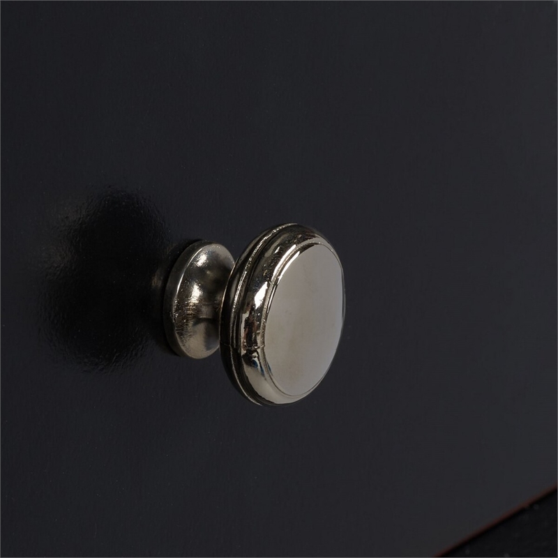 Safavieh Siobhan Wood Accent Table With Storage Drawer in Black