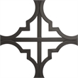 Safavieh Silva King Metal Headboard in Gunmetal
