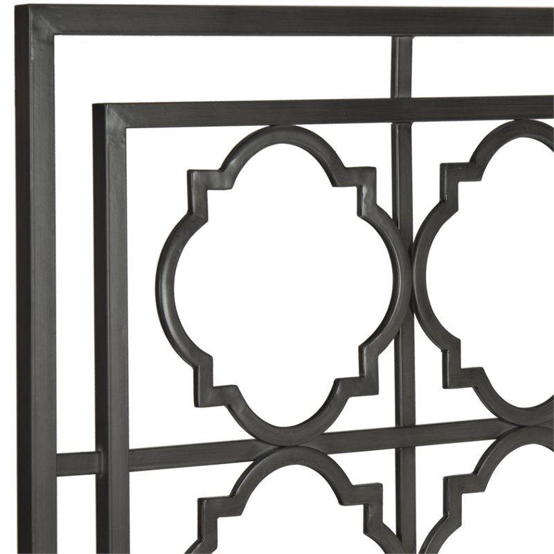 Safavieh Silva King Metal Headboard in Antique Iron