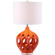 Safavieh Regina Ceramic Table Lamp in Orange and White