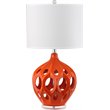 Safavieh Regina Ceramic Table Lamp in Orange and White