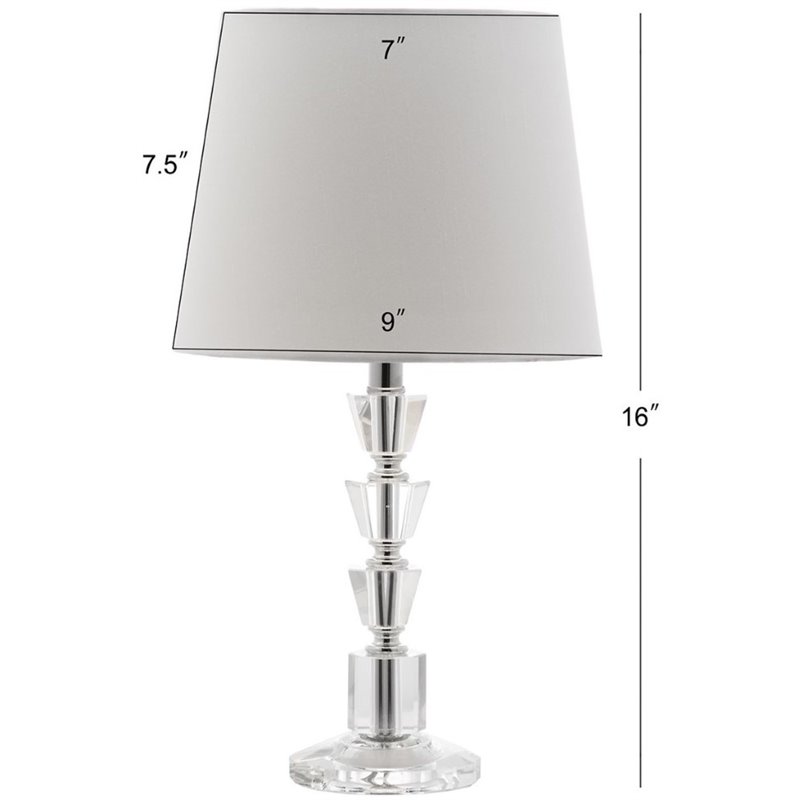 Safavieh Harlow Crystal Orb Table Lamp in Off White (Set of 2)
