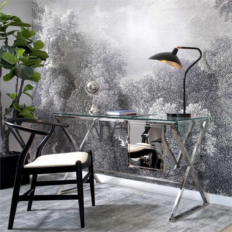 Safavieh Giselle Metal Table Lamp in Black and Gold
