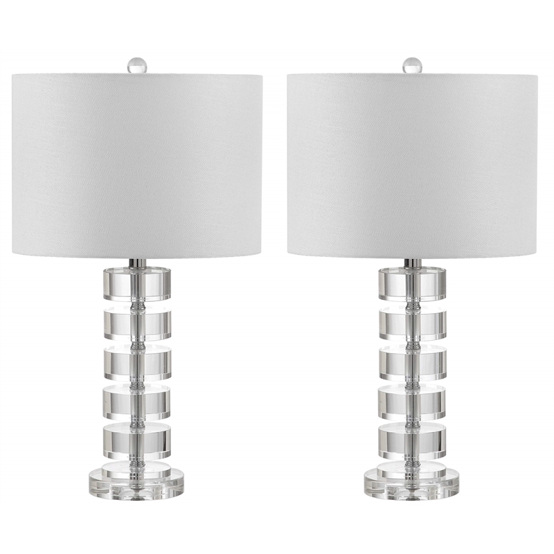 Safavieh Frances Crystal Table Lamp in Off White (Set of 2)