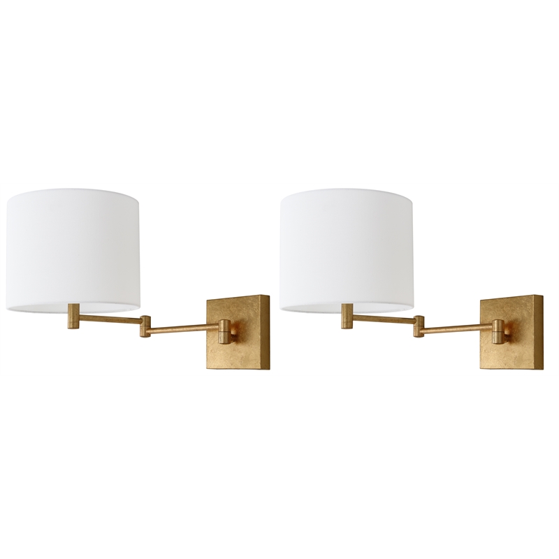 Safavieh Lillian Iron Wall Sconce in Gold