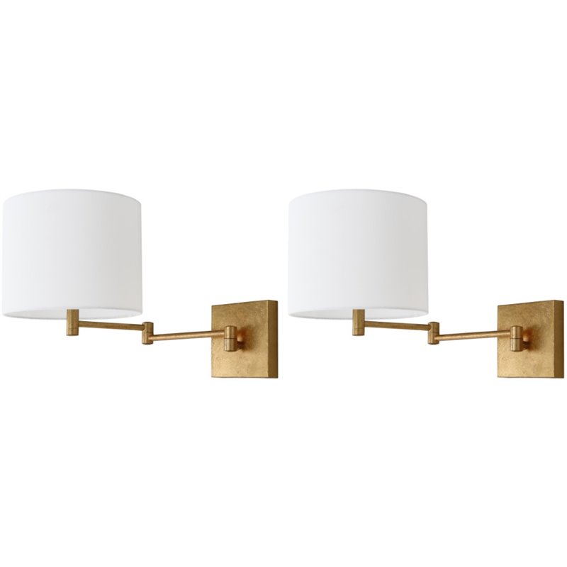 Safavieh Lillian Iron Wall Sconce in Gold