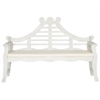 Safavieh Azusa Outdoor Wood Bench in Antique White