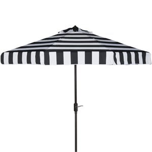 Safavieh Elsa Patio Umbrella in Black and White