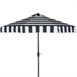 Safavieh Elsa Patio Umbrella in Black and White