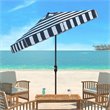 Safavieh Elsa Patio Umbrella in Navy and White