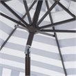 Safavieh Elsa Patio Umbrella in Navy and White