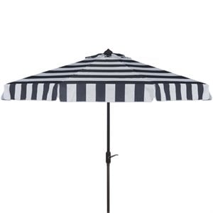 Safavieh Elsa Patio Umbrella in Navy and White