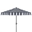 Safavieh Elsa Patio Umbrella in Navy and White