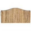 Safavieh Nadine Banana Leaf Fibers Winged King Headboard in Natural