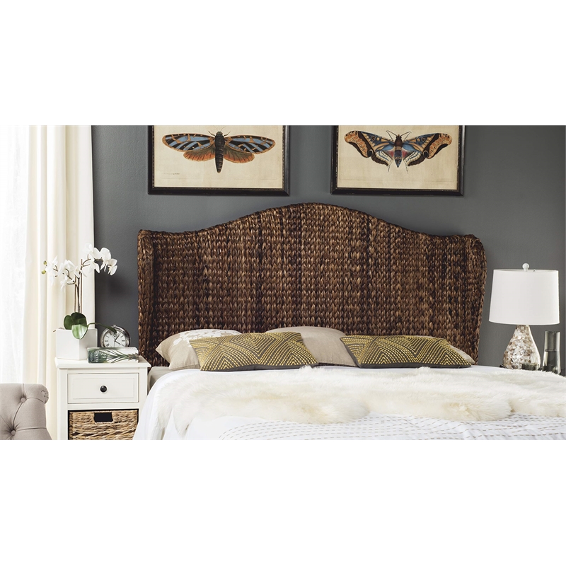 Safavieh NADINE BROWN WINGED HEADBOARD