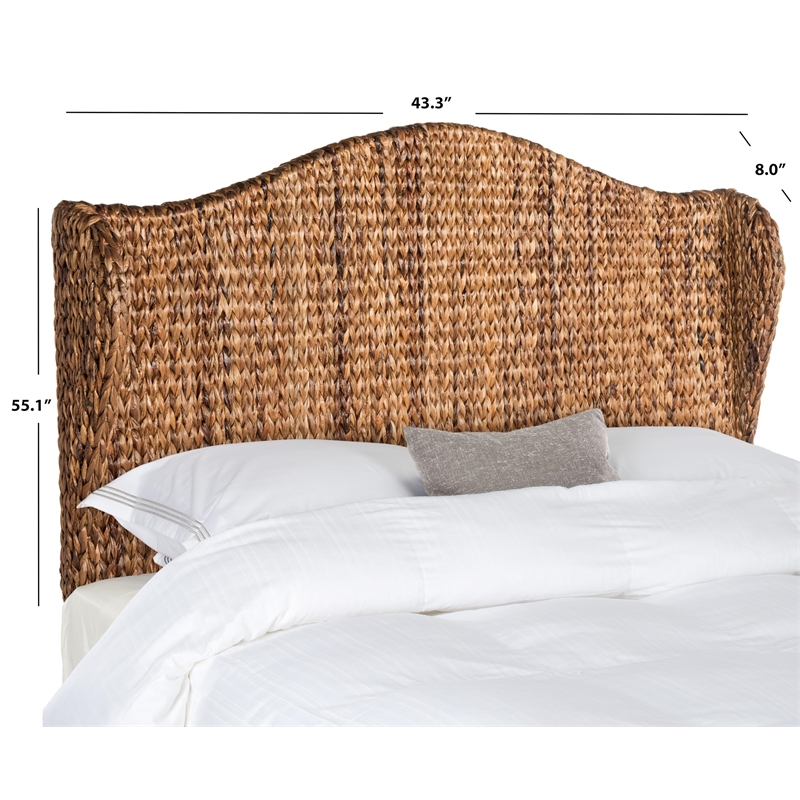 Safavieh NADINE BROWN WINGED HEADBOARD