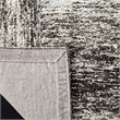Safavieh Abstract 5' x 8' Hand Tufted Wool Rug in Ivory and Charcoal