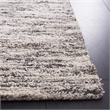 Safavieh Abstract 6' x 9' Hand Tufted Wool Rug in Ivory and Charcoal