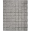 Safavieh Abstract 4' x 6' Hand Tufted Wool Rug in Ivory and Dark Gray
