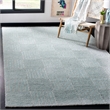 Safavieh Abstract 8' x 10' Hand Tufted Wool Rug in Ivory and Dark Gray