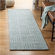 Safavieh Abstract 8' x 10' Hand Tufted Wool Rug in Ivory and Dark Gray
