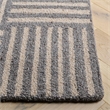 Safavieh Abstract 6' x 9' Hand Tufted Wool Rug in Blue and Gray