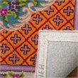 Safavieh Bellagio 4' x 6' Hand Tufted Wool Rug in Blue and Pink