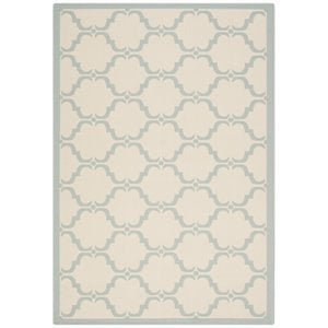 Safavieh Courtyard 5'3&quot x 7'7&quot Rug in Beige and Aqua