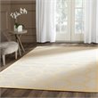 Safavieh Courtyard 8' x 11' Rug in Beige and Yellow