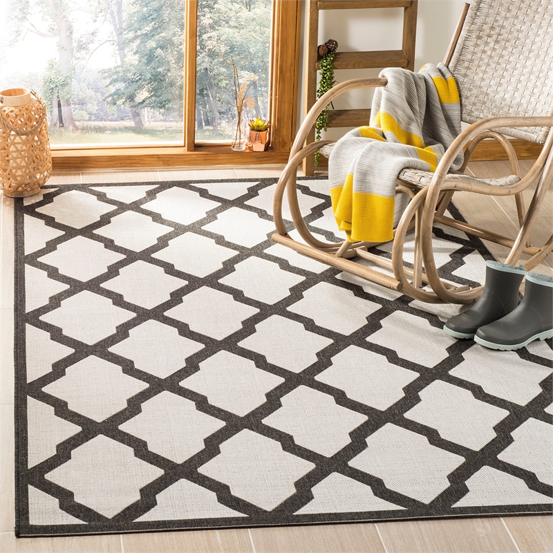 Safavieh Linden 100 9' x 12' Rug in Red and Creme