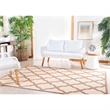 Safavieh Linden 100 9' x 12' Rug in Red and Creme