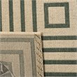 Safavieh Linden 100 2' x 8' Runner Rug in Cream and Green