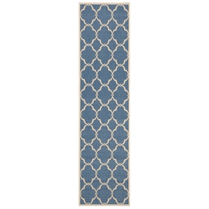 Safavieh Linden 100 2' x 8' Runner Rug in Beige and Cream