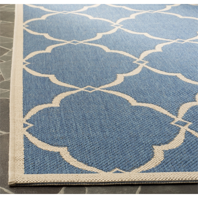 Safavieh Linden 100 2' x 8' Runner Rug in Beige and Cream
