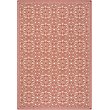 Safavieh Linden 100 4' x 6' Rug in Red and Creme