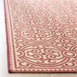 Safavieh Linden 100 9' x 12' Rug in Red and Creme