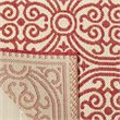 Safavieh Linden 100 9' x 12' Rug in Red and Creme