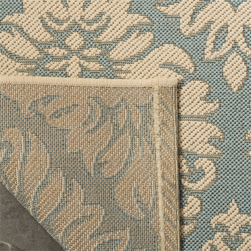 Safavieh Linden 100 2' x 8' Runner Rug in Red and Creme