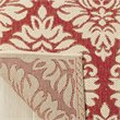 Safavieh Linden 100 4' x 6' Rug in Red and Creme